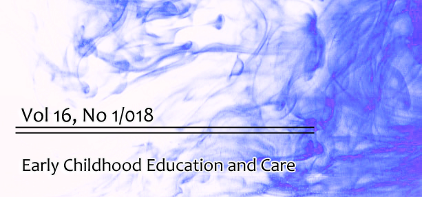 					View Vol. 16 No. 1 (2018): Early Childhood Education and Care
				